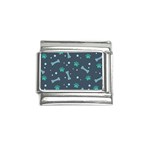 Bons Foot Prints Pattern Background Italian Charm (9mm)