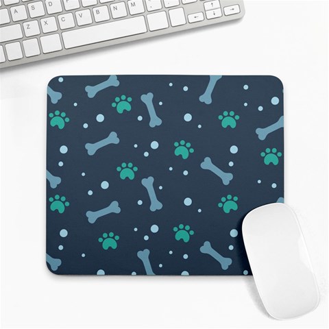 Bons Foot Prints Pattern Background Large Mousepad from ArtsNow.com Front