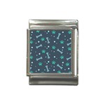 Bons Foot Prints Pattern Background Italian Charm (13mm)