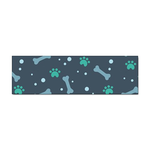 Bons Foot Prints Pattern Background Sticker (Bumper) from ArtsNow.com Front