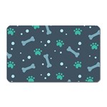 Bons Foot Prints Pattern Background Magnet (Rectangular)