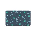 Bons Foot Prints Pattern Background Magnet (Name Card)