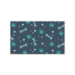 Bons Foot Prints Pattern Background Sticker Rectangular (10 pack)