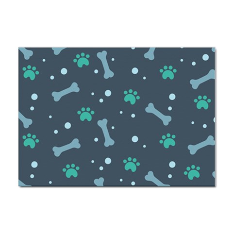 Bons Foot Prints Pattern Background Sticker A4 (10 pack) from ArtsNow.com Front