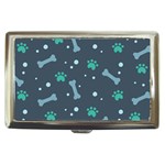 Bons Foot Prints Pattern Background Cigarette Money Case