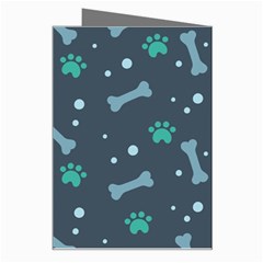 Bons Foot Prints Pattern Background Greeting Card from ArtsNow.com Right