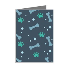 Bons Foot Prints Pattern Background Mini Greeting Cards (Pkg of 8) from ArtsNow.com Right