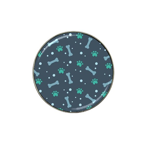 Bons Foot Prints Pattern Background Hat Clip Ball Marker (10 pack) from ArtsNow.com Front