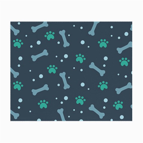 Bons Foot Prints Pattern Background Small Glasses Cloth from ArtsNow.com Front