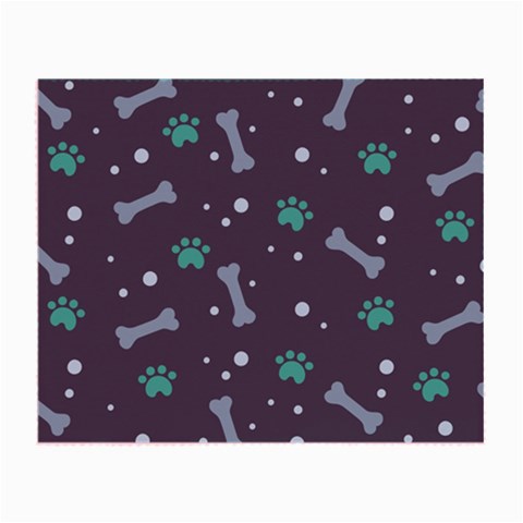 Bons Foot Prints Pattern Background Small Glasses Cloth from ArtsNow.com Front