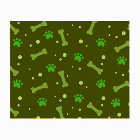 Bons Foot Prints Pattern Background Small Glasses Cloth from ArtsNow.com Front