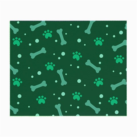 Bons Foot Prints Pattern Background Small Glasses Cloth from ArtsNow.com Front