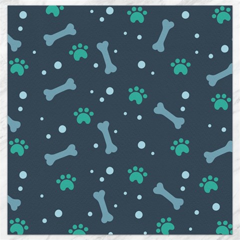 Bons Foot Prints Pattern Background Canvas 16  x 16  from ArtsNow.com 15.2 x15.41  Canvas - 1