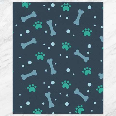 Bons Foot Prints Pattern Background Canvas 16  x 20  from ArtsNow.com 15.75 x19.29  Canvas - 1