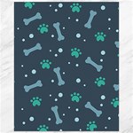 Bons Foot Prints Pattern Background Canvas 16  x 20 