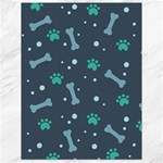 Bons Foot Prints Pattern Background Canvas 18  x 24 