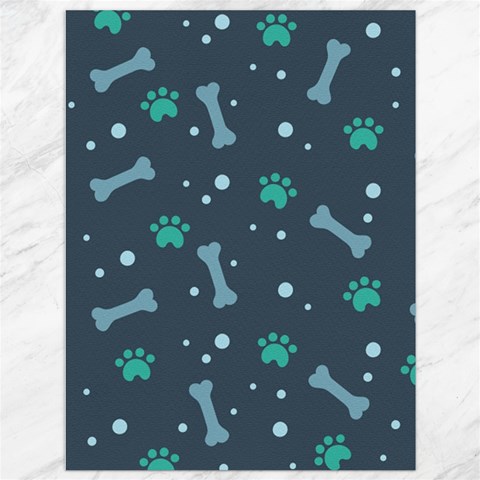 Bons Foot Prints Pattern Background Canvas 36  x 48  from ArtsNow.com 35.26 x46.15  Canvas - 1