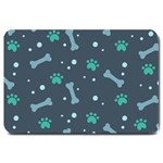 Bons Foot Prints Pattern Background Large Doormat