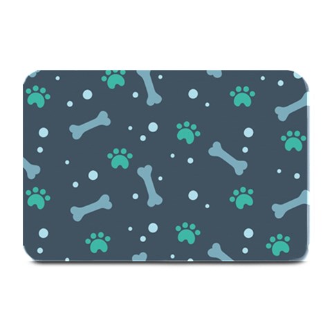 Bons Foot Prints Pattern Background Plate Mats from ArtsNow.com 18 x12  Plate Mat