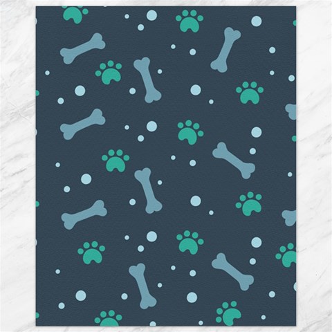 Bons Foot Prints Pattern Background Canvas 11  x 14  from ArtsNow.com 10.95 x13.48  Canvas - 1