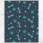 Bons Foot Prints Pattern Background Canvas 11  x 14 