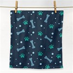 Bons Foot Prints Pattern Background Face Towel