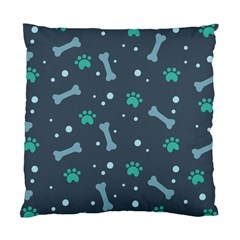 Bons Foot Prints Pattern Background Standard Cushion Case (Two Sides) from ArtsNow.com Back
