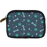 Bons Foot Prints Pattern Background Digital Camera Leather Case