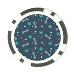 Bons Foot Prints Pattern Background Poker Chip Card Guard (10 pack)
