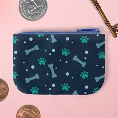 Bons Foot Prints Pattern Background Mini Coin Purse from ArtsNow.com Back