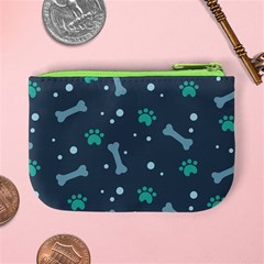 Bons Foot Prints Pattern Background Mini Coin Purse from ArtsNow.com Back