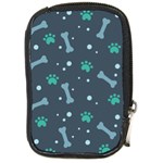 Bons Foot Prints Pattern Background Compact Camera Leather Case