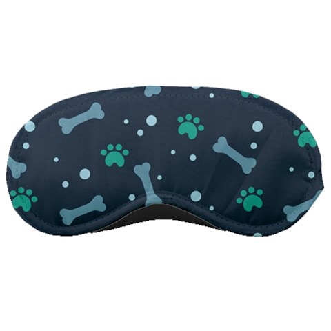 Bons Foot Prints Pattern Background Sleep Mask from ArtsNow.com Front