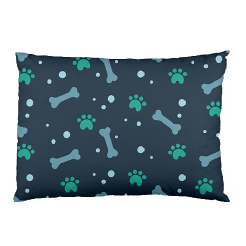 Bons Foot Prints Pattern Background Pillow Case (Two Sides) from ArtsNow.com Front