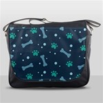 Bons Foot Prints Pattern Background Messenger Bag