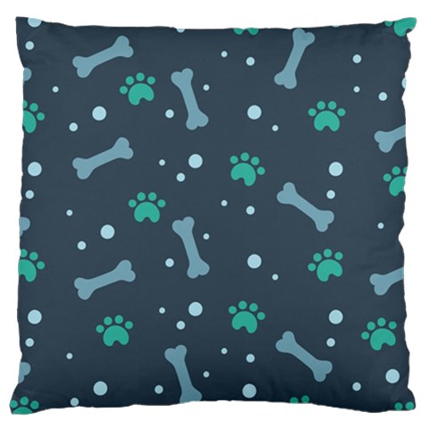 Bons Foot Prints Pattern Background Large Cushion Case (One Side) from ArtsNow.com Front