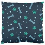 Bons Foot Prints Pattern Background Large Cushion Case (One Side)