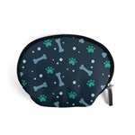 Bons Foot Prints Pattern Background Accessory Pouch (Small)