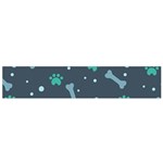 Bons Foot Prints Pattern Background Small Premium Plush Fleece Scarf