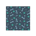 Bons Foot Prints Pattern Background Satin Bandana Scarf 22  x 22 