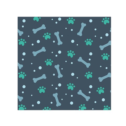 Bons Foot Prints Pattern Background Square Satin Scarf (30  x 30 ) from ArtsNow.com Front