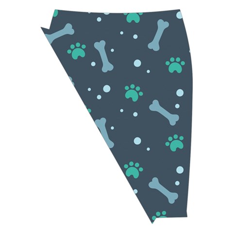Bons Foot Prints Pattern Background Midi Wrap Pencil Skirt from ArtsNow.com Front Left