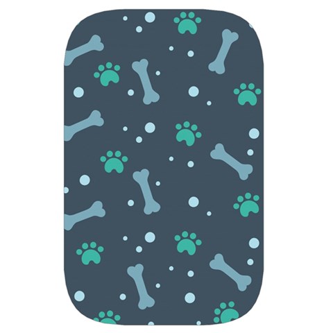 Bons Foot Prints Pattern Background Waist Pouch (Small) from ArtsNow.com Front