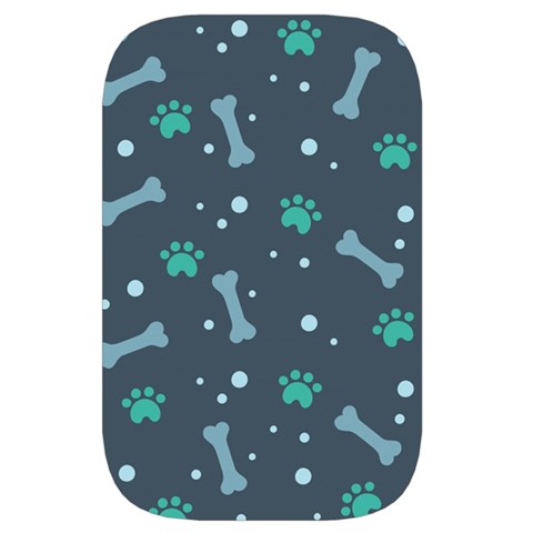 Bons Foot Prints Pattern Background Belt Pouch Bag (Small) from ArtsNow.com Back