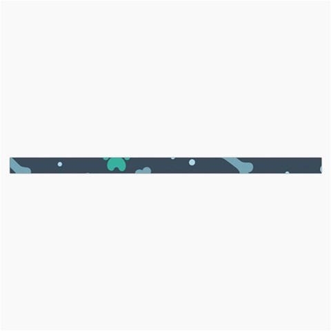 Bons Foot Prints Pattern Background Roll Up Canvas Pencil Holder (S) from ArtsNow.com Strap