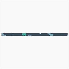 Bons Foot Prints Pattern Background Roll Up Canvas Pencil Holder (M) from ArtsNow.com Strap