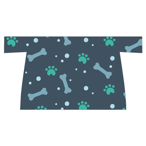 Bons Foot Prints Pattern Background Wristlet Pouch Bag (Small) from ArtsNow.com Front