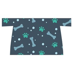 Bons Foot Prints Pattern Background Wristlet Pouch Bag (Small) from ArtsNow.com Back