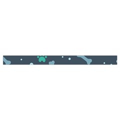 Bons Foot Prints Pattern Background Wristlet Pouch Bag (Small) from ArtsNow.com Strap Outside