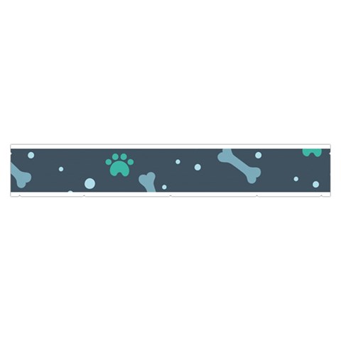 Bons Foot Prints Pattern Background Make Up Case (Medium) from ArtsNow.com Zipper Front